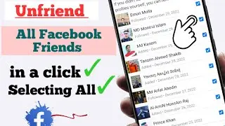 How to Unfriend All Friends on Facebook at One Click 2024| How to Remove All Facebook Friends in One