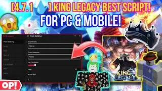 [4.7.1💧] King Legacy Script Latest Auto Kaido,Auto Farm Level,Any Mobs Auto Law Sword & More Other