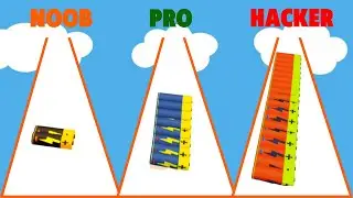 NOOB vs PRO vs HACKER - Battery Run 3D