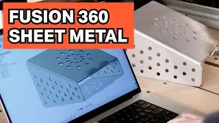 Intro to SHEET METAL in Fusion 360 - Sheet Metal Beginners Start Here!