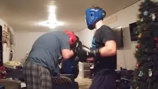 Friendly Twin sparring