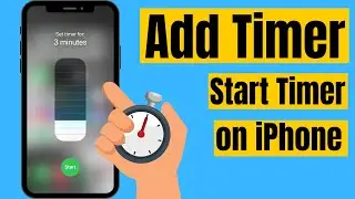 How to Set the Timer from Control Center on iPhone (iOS 17)