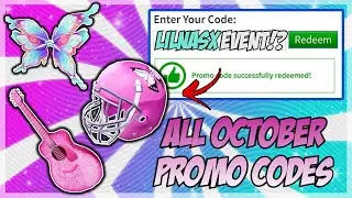 *8 CODES!?* ROBLOX ALL NEW PROMO CODES AND FREE ITEMS 2021 October