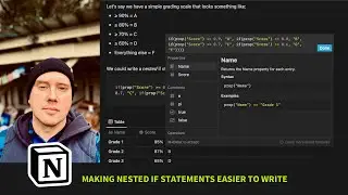 Notion quick tip: making writing your nested if statements easier to write