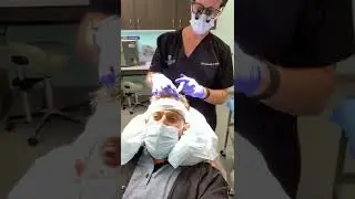 Aron's LIVE PRP treatment on IGTV w Dr Alan Bauman - Sept 2020