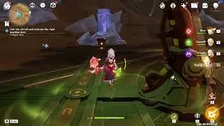 Genshin Impact Link the circuit and activate the right machine door As the Khvarena's Light Shows