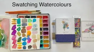 Swatching Watercolours and Artist Inspiration.