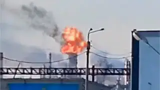 Ukrainian drones attacked an oil refinery in Ryazan