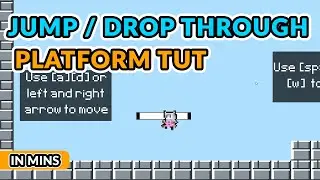 Easy Jump / Drop Through Platform in Godot