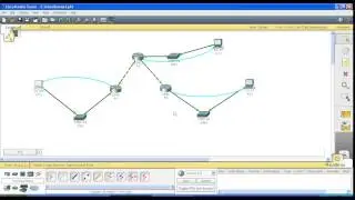 Курс Cisco, Routing and Switching. Шаг 4 Статическая маршрутизация через промежуточный маршрутизатор