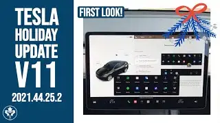 FIRST LOOK! Tesla Holiday Update 2021 (Version 11 / 44.25.2)