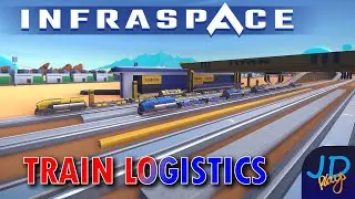 Train Logistics 🚜 InfraSpace Ep8 👷  New Player Guide, Tutorial, Walkthrough 🌍