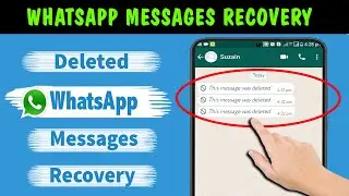 How to recover deleted chats on Whatsapp without backup || Whatsapp Deleted Messages Recovery