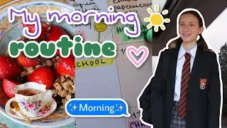 МОЕ РЕАЛЬНОЕ ШКОЛЬНОЕ УТРО | Собирайся со мной | Утро школьницы в Британии | my morning routine💗🌥