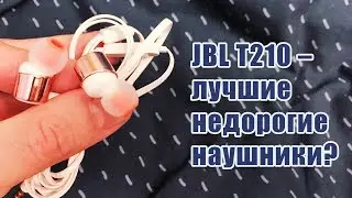 JBL t210 - лучшие недорогие наушники?