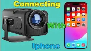 HY320 Magcubic Projector Cast To Device Connecting With Iphone