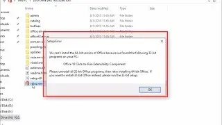 Fix - MS Office Setup Error: Office 16 Click-to-Run Extensibility Component