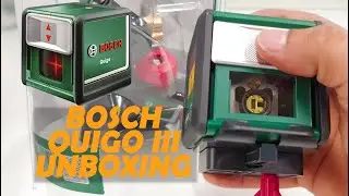 Bosch Quigo 3 - Self-leveling Laser Device Unboxing