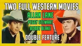 Double Feature! RUSTLERS OF DEVIL’S CANYON Red Ryder & SILVER CITY KID! Allan Lane & Peggy Stewart!