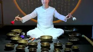 Deep Relaxation: Singing Bowl Meditation:#singingbowl#meditationmusic#soundbathssleep