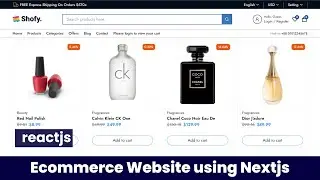 Ecommerce Website using Nextjs, Tailwindcss, Redux toolkit and Stripejs | Free Source Code
