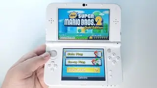 New Super Mario Bros. 2: Gold Edition | The New Nintendo 3DSXL handheld gameplay