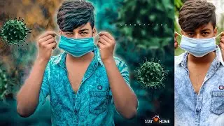 CB Style PHOTOSHOP TUTORIAL | PHOTO MANIPULATION CORONA VIRUS - COVID 19) 2021 Photoshop Tutorial  |