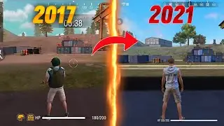 Evolution Of Garena Free Fire || Free Fire 2017 VS Free Fire 2021 || Old Free Fire VS New Free Fire🔥