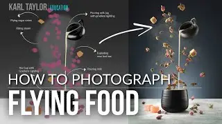 Food Photography - How to Photograph Flying Food Images