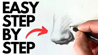 How to Draw NOSES For Beginners