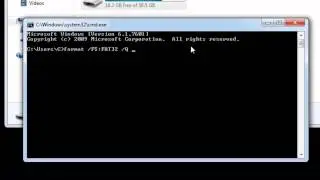 Format USB Stick to FAT32