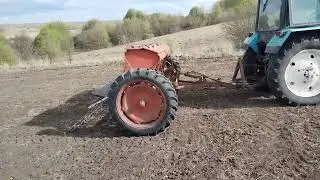 Выезд в поле, посев овса окончен. Обзор и первые 