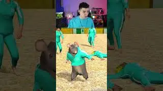 КОГДА ТАНЦУЮЩАЯ КРЫСА В ИГРУ КАЛЬМАРА 🐭 #Shorts #Глент