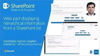 Community Demo - Web part displaying hierarchical information from a SharePoint list