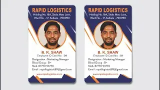 How do I design an ID Card in CorelDRAW | ID Card Size | Creative Company ID Card Design 2022