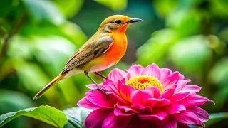 Birds Singing 4K - Relaxing Bird Sounds Relieves stress, Anxiety and Depression, Heal The Mind