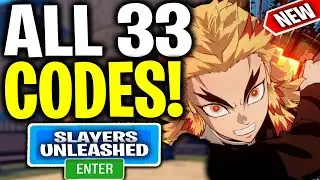 ALL 33 *WORKING* CODES FOR SLAYERS UNLEASHED ROBLOX DECEMBER  2021 | SLAYERS UNLEASHED CODES 2021