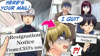 I Got a Resignation Notice From the CEO’s Son in My Mail! So I Took it to the CEO…[RomCom Manga Dub]