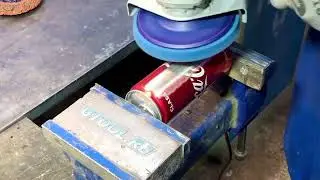 Круг "коралл" снимет краску с алюминиевой банки или банка разорвется?