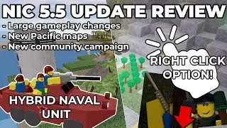 NiC 5.5.0 update review - Pacific Front Expansion, Gameplay changes, new campaign | Noobs in Combat