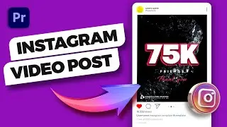 How to create Instagram video post in premiere pro