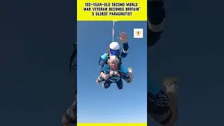 A 102-year-old World War II veteran has achieved the title of Britain's oldest parachutist.