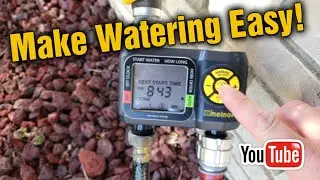 Lawn Watering Made EASY: Digital Water Timer #diylawncare