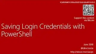 How to save login credentials to a file using PowerShell