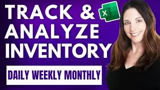 How to Analyze Inventory List Data in Excel - Report on Daily, Weekly, & Monthly Inventory Changes