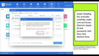Tutorial: Restore iPhone Data From  An 3uTools / iTunes Backup