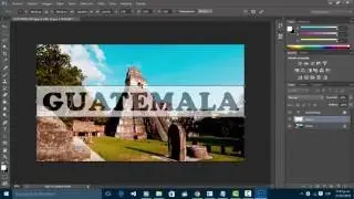 Adobe Photoshop CC Texto Transparente