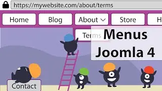 Menus, Links, & Navigation in Joomla 4  (Intro to Joomla Chapter 6)