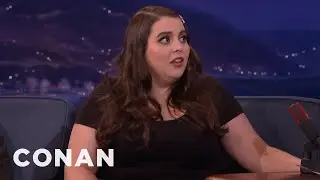 Zac Efron Accidentally Grabbed Beanie Feldstein’s Boob | CONAN on TBS