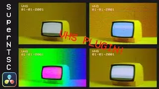 A New and Powerful VHS Plugin for Davinci Resolve! | SuperNTSC | Fuse Plugin 🔥🔥🔥